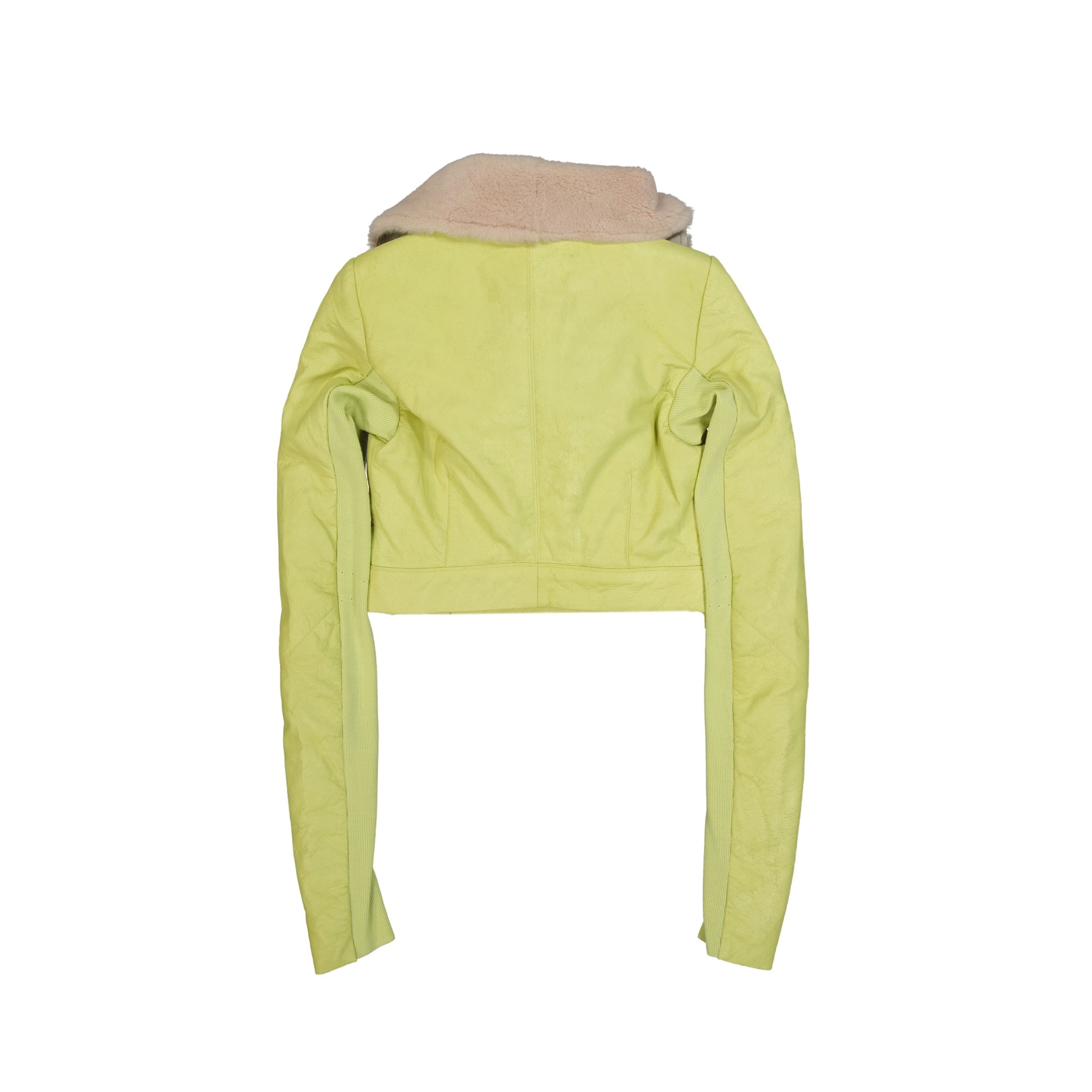 Rick Owens-Rick Owen Leather Jacket-WOMEN CLOTHING-Black-Deal-Outlet-by-ARCHIVIST