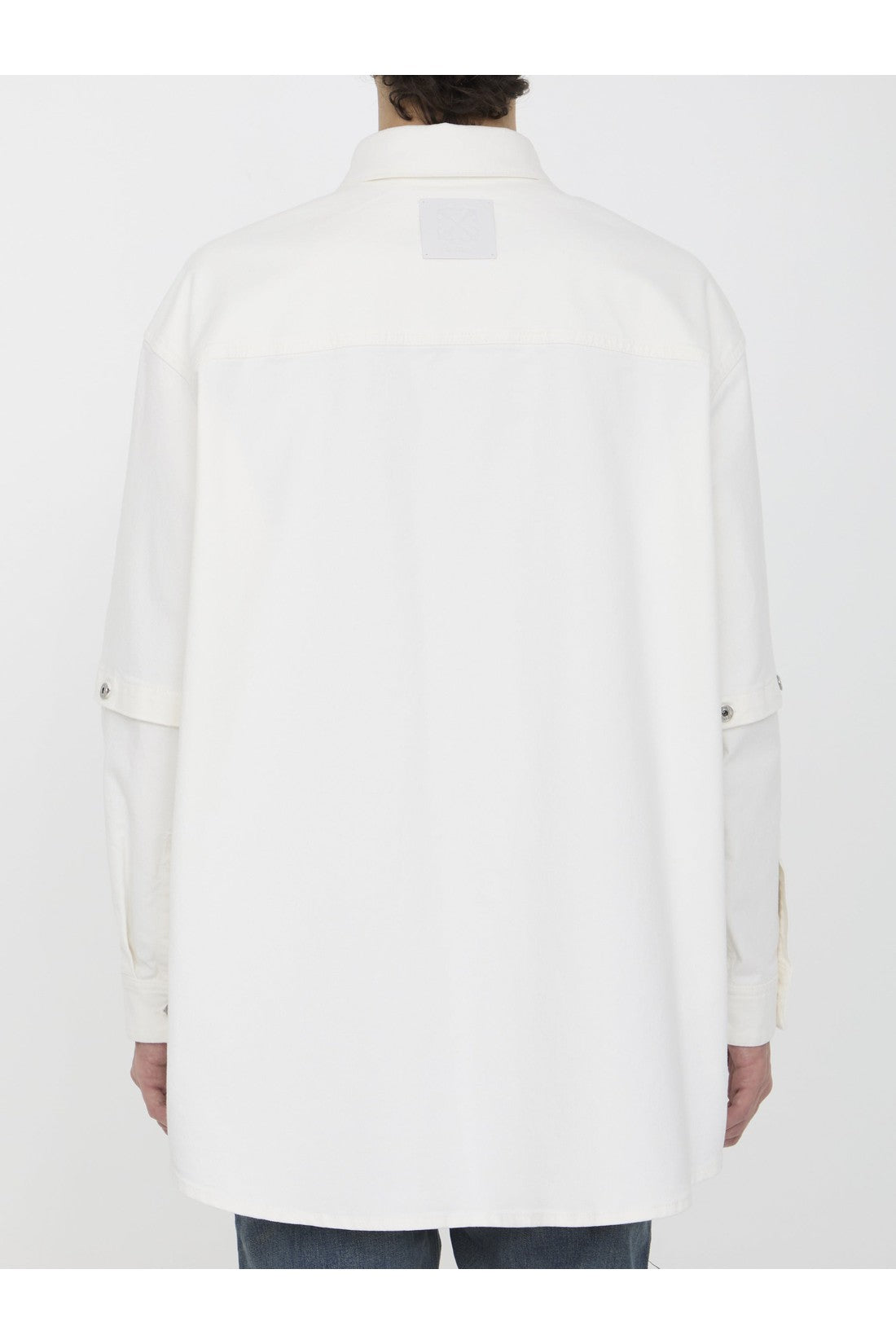 OFF WHITE-OUTLET-SALE-90s Logo overshirt-ARCHIVIST