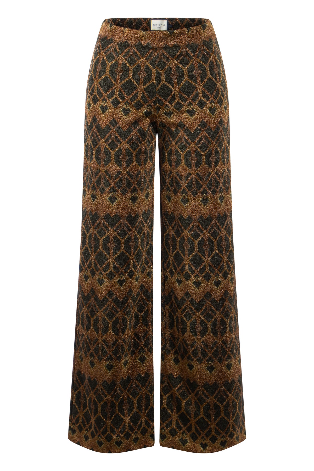 Kimberley Geometric Cropper Lurex Hose