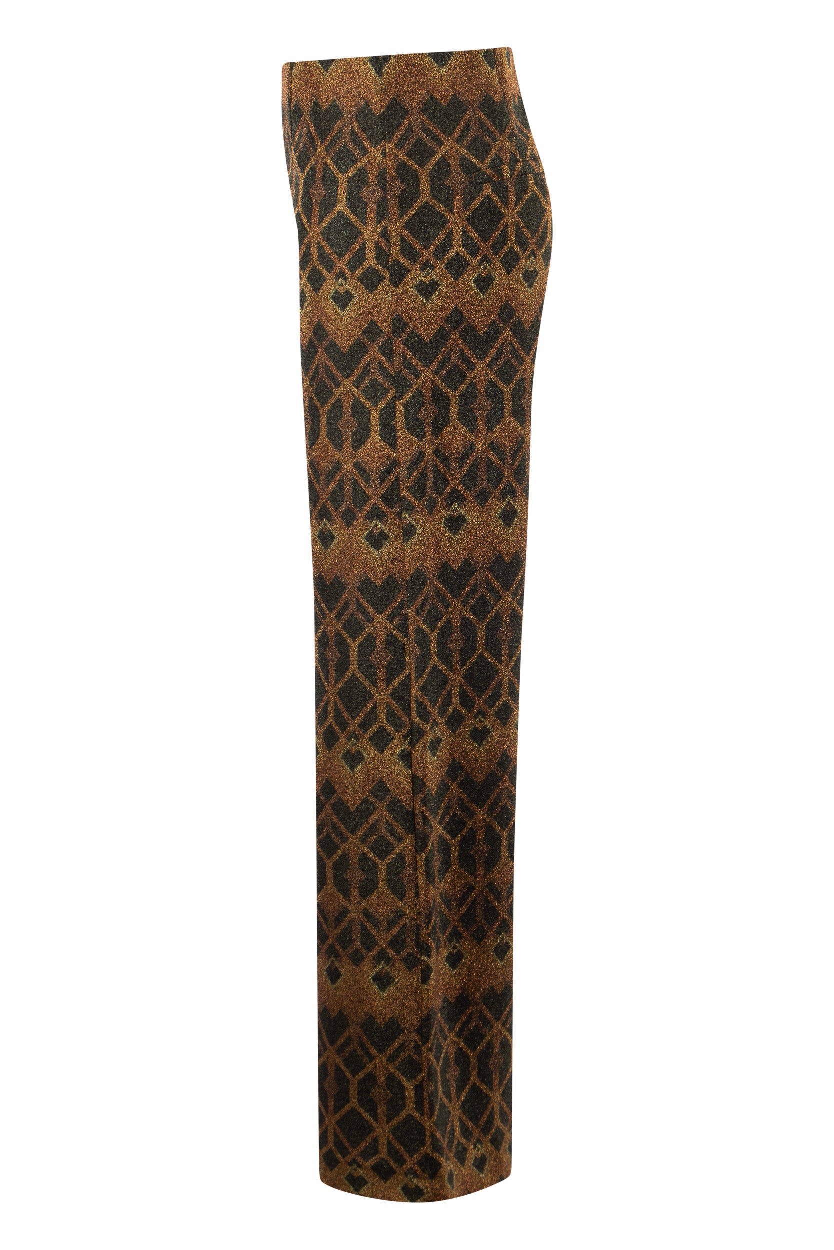 Kimberley Geometric Cropper Lurex Hose
