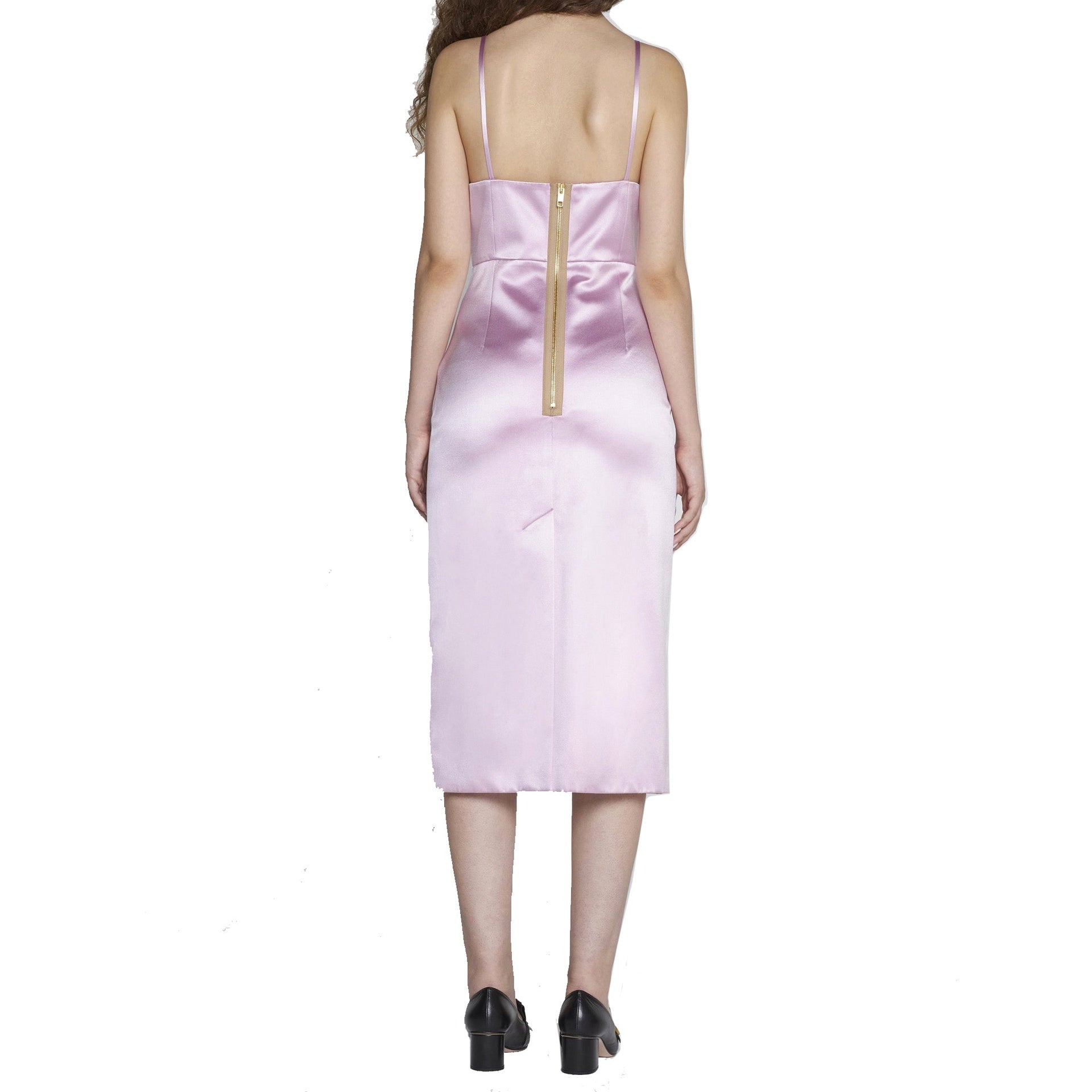 Gucci-Gucci Silk Midi Dress-WOMEN CLOTHING-Black-Deal-Outlet-by-ARCHIVIST