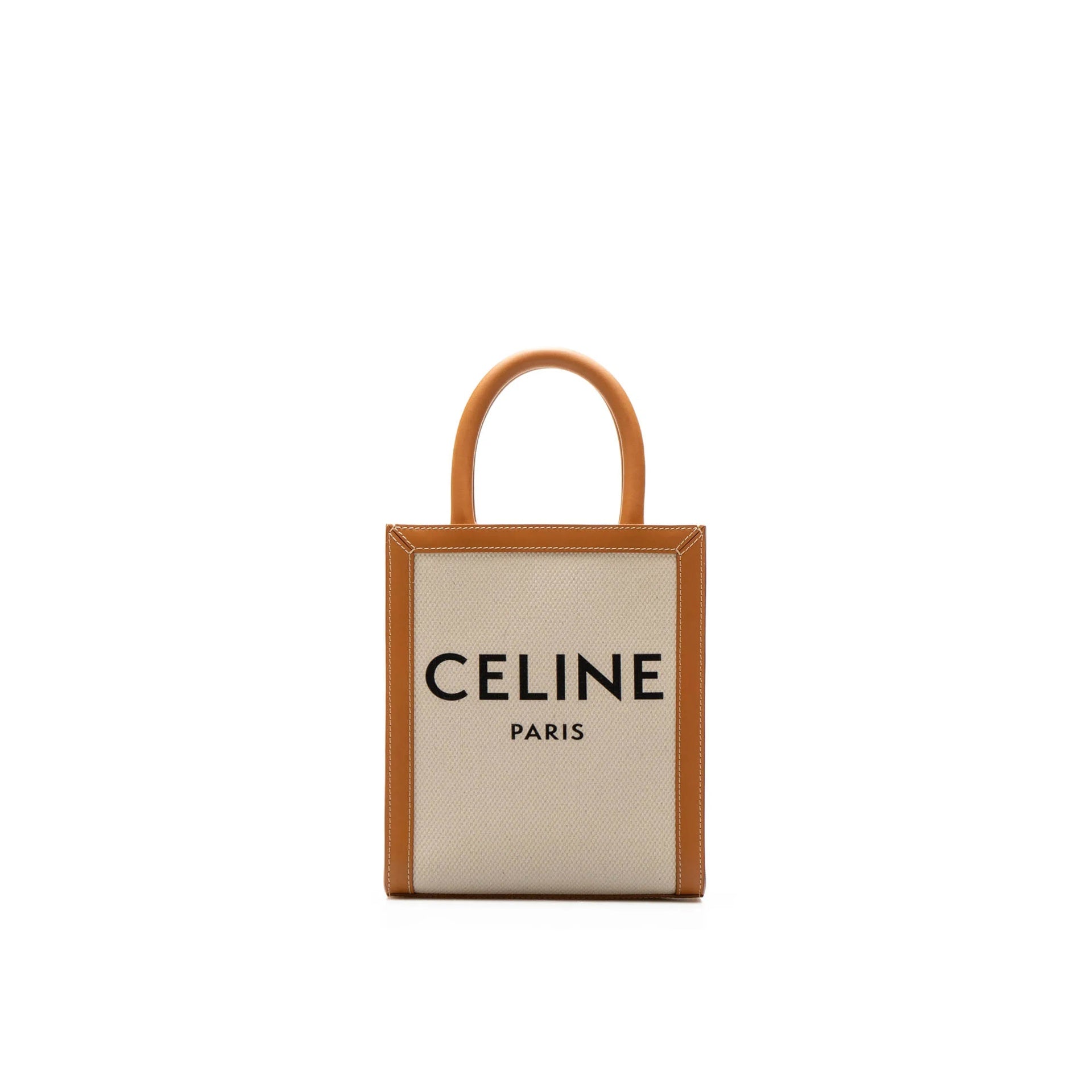 Celine Mini Cabas Logo ShouLder Bag