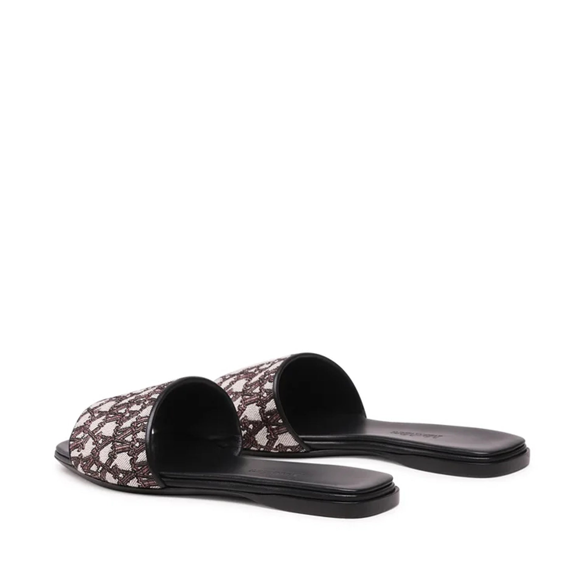 Max Mara Accessori-Max Mara Fridac Logo Slides-WOMEN SHOES-Black-Deal-Outlet-by-ARCHIVIST