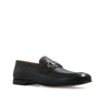 Salvatore Ferragamo-P118-Salvatore Ferragamo Gin Leather Loafers-MEN SHOES-Black-Deal-Outlet-by-ARCHIVIST