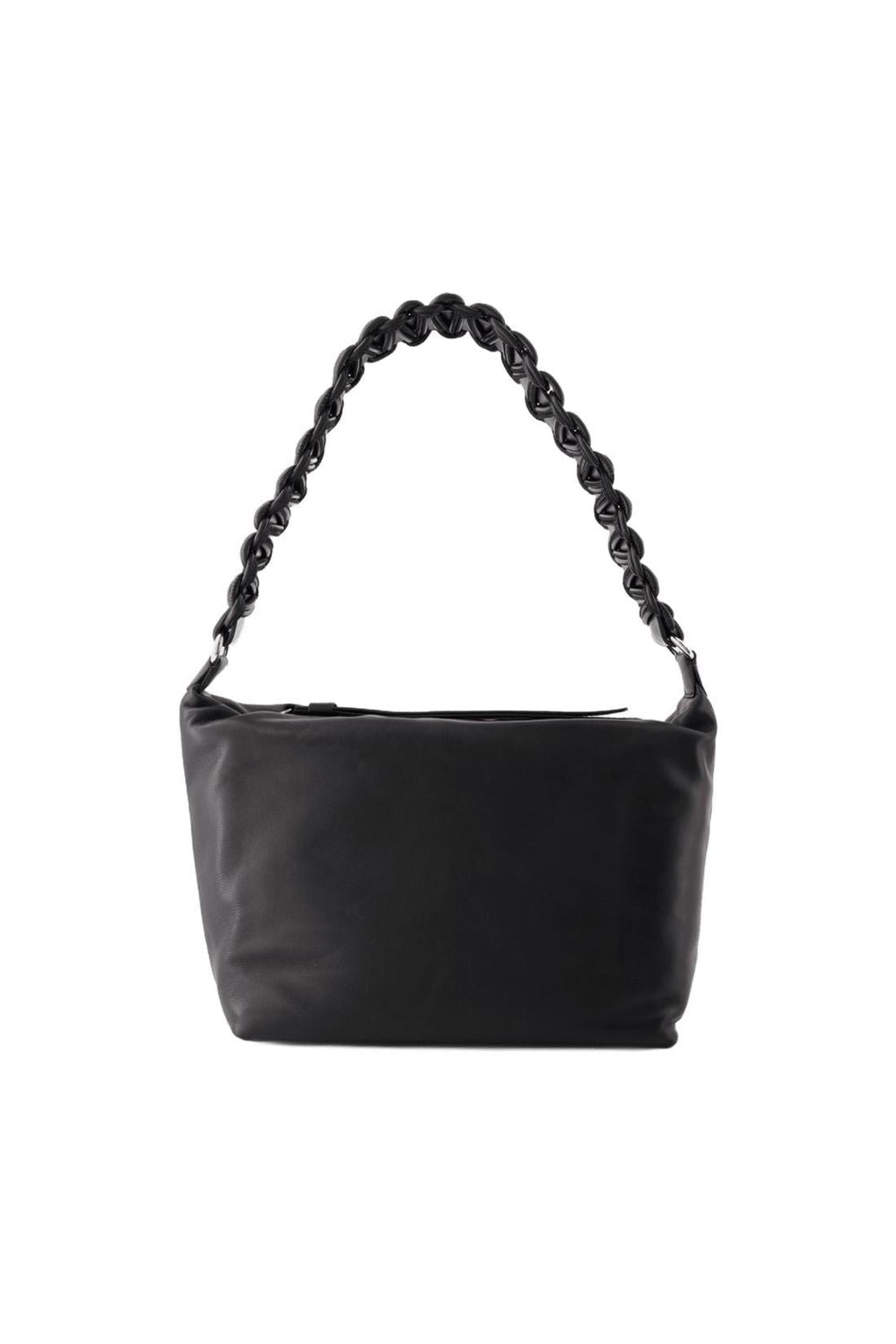 Hobo Lattice XL Bag - Kara - Leather - Black