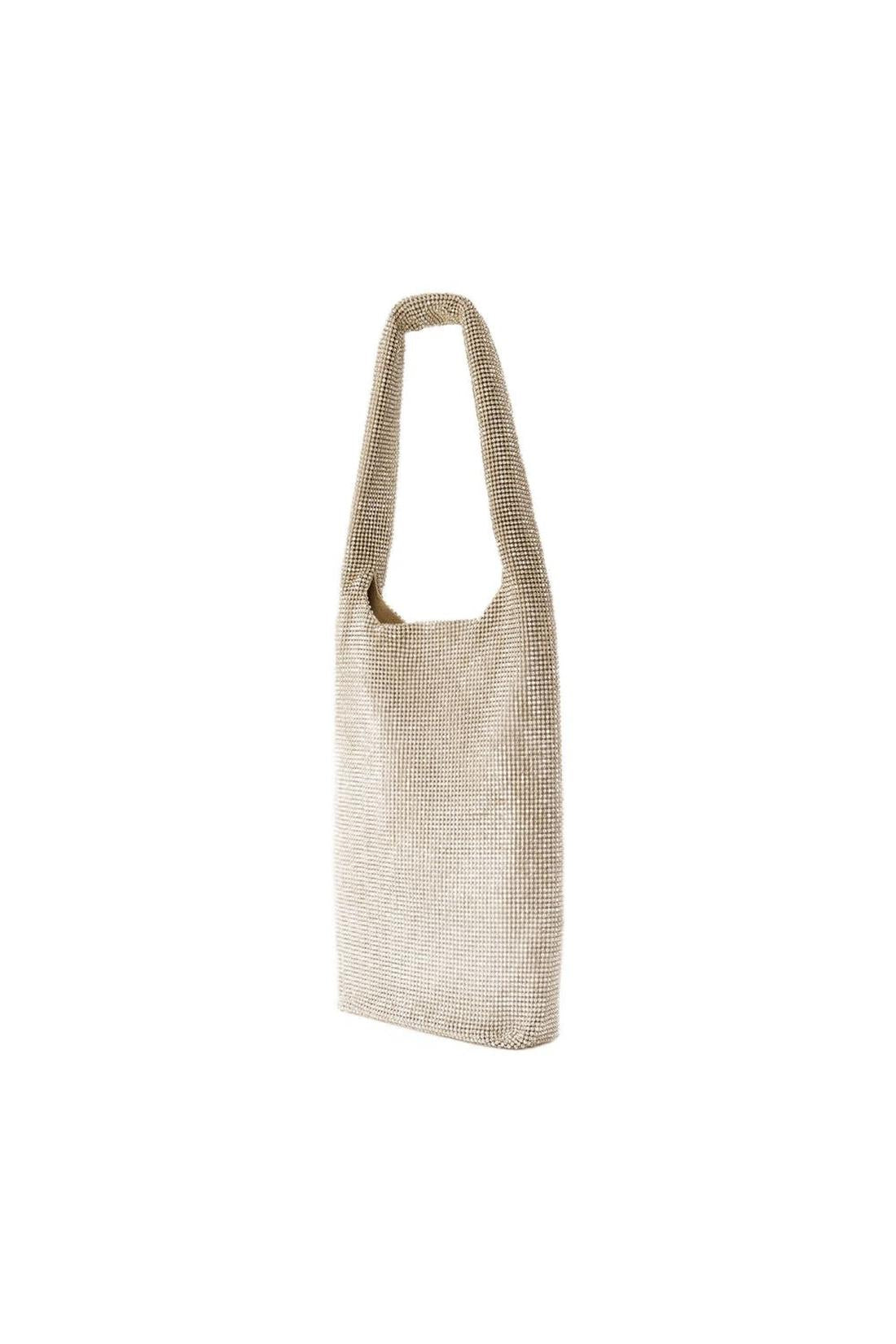 Shoulder bag Crystal Mesh Wine Cooler - Kara - Mesh - Beige