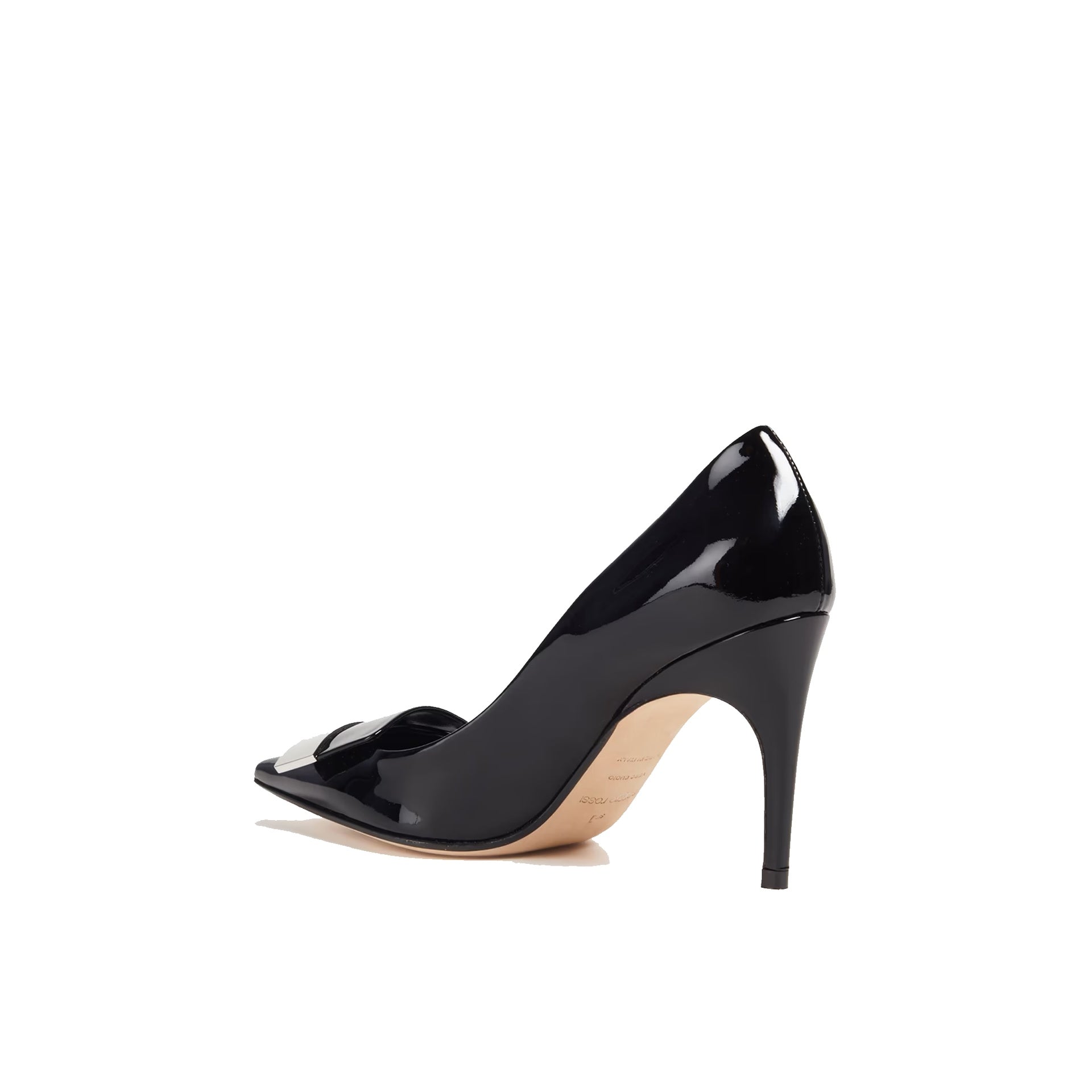 Sergio Rossi-Sergio Rossi Leather Pumps-WOMEN SHOES-Black-Deal-Outlet-by-ARCHIVIST