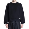 Saint Laurent-Saint Laurent Cotton Logo Sweatshirt-MEN CLOTHING-Black-Deal-Outlet-by-ARCHIVIST