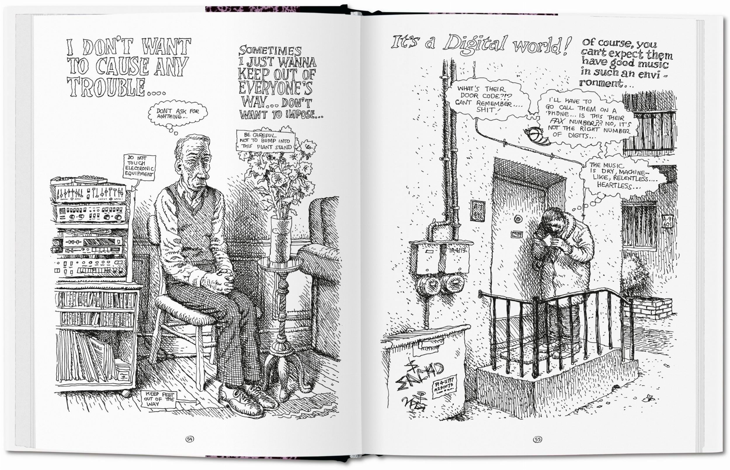 Taschen-Robert Crumb. Sketchbook Vol. 5. 1989–1998 (English)-Sexy Books-Black-Deal-Outlet-by-ARCHIVIST