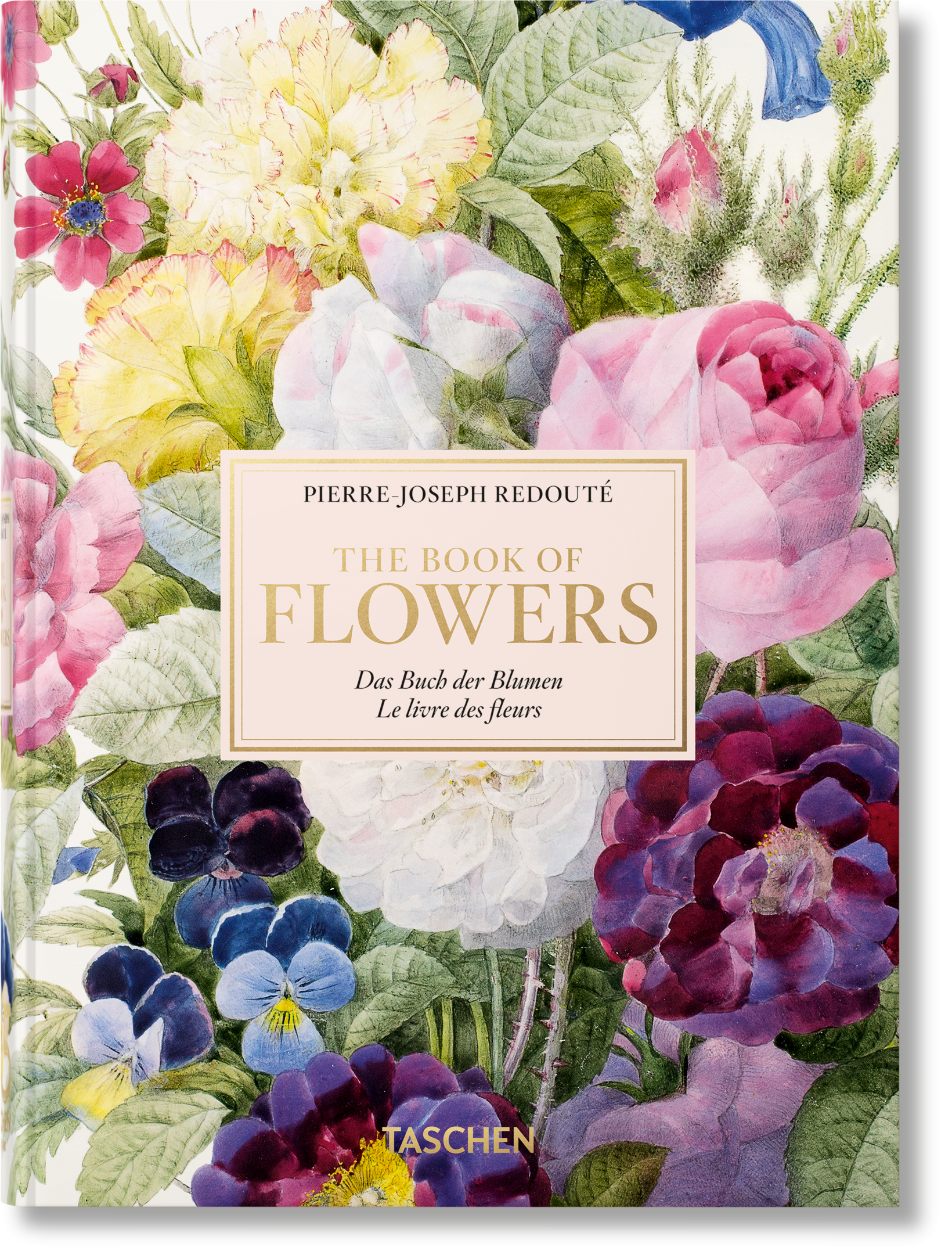 Taschen-Redouté. The Book of Flowers. 45th Ed. (German, French, English)-Classics-Black-Deal-Outlet-by-ARCHIVIST
