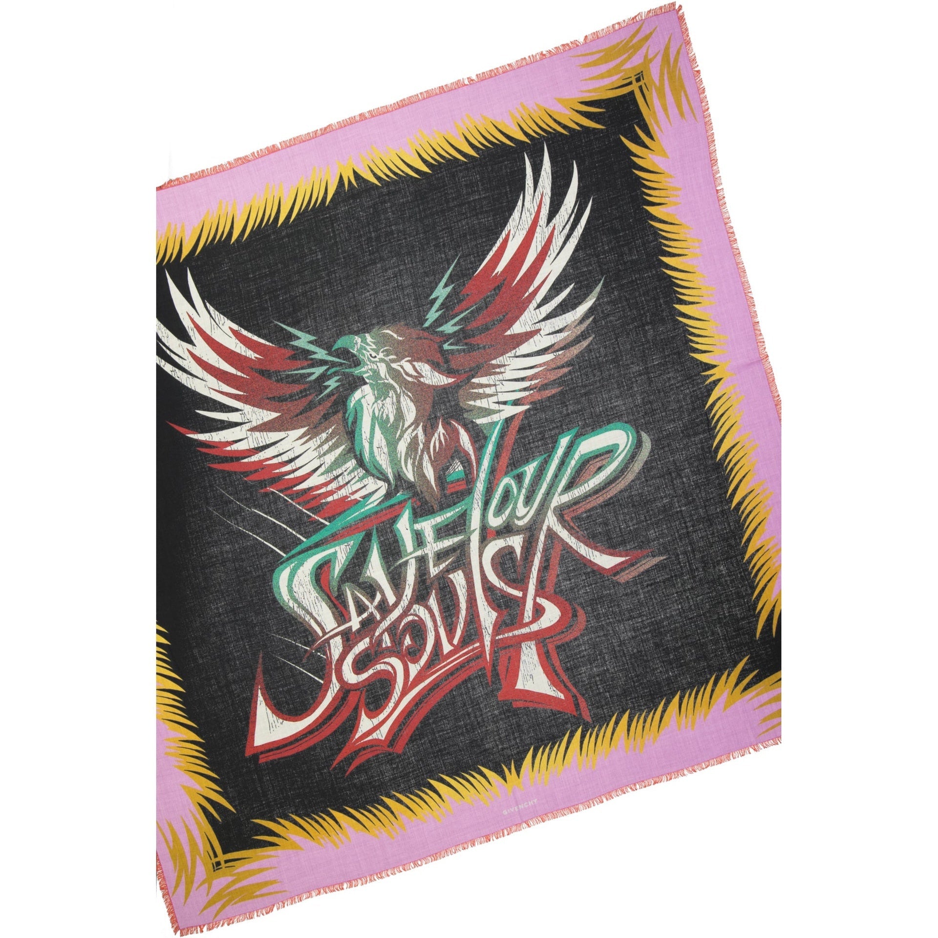 Givenchy-Givenchy Cashmire Square Scarf-WOMEN ACCESSORIES-Black-Deal-Outlet-by-ARCHIVIST