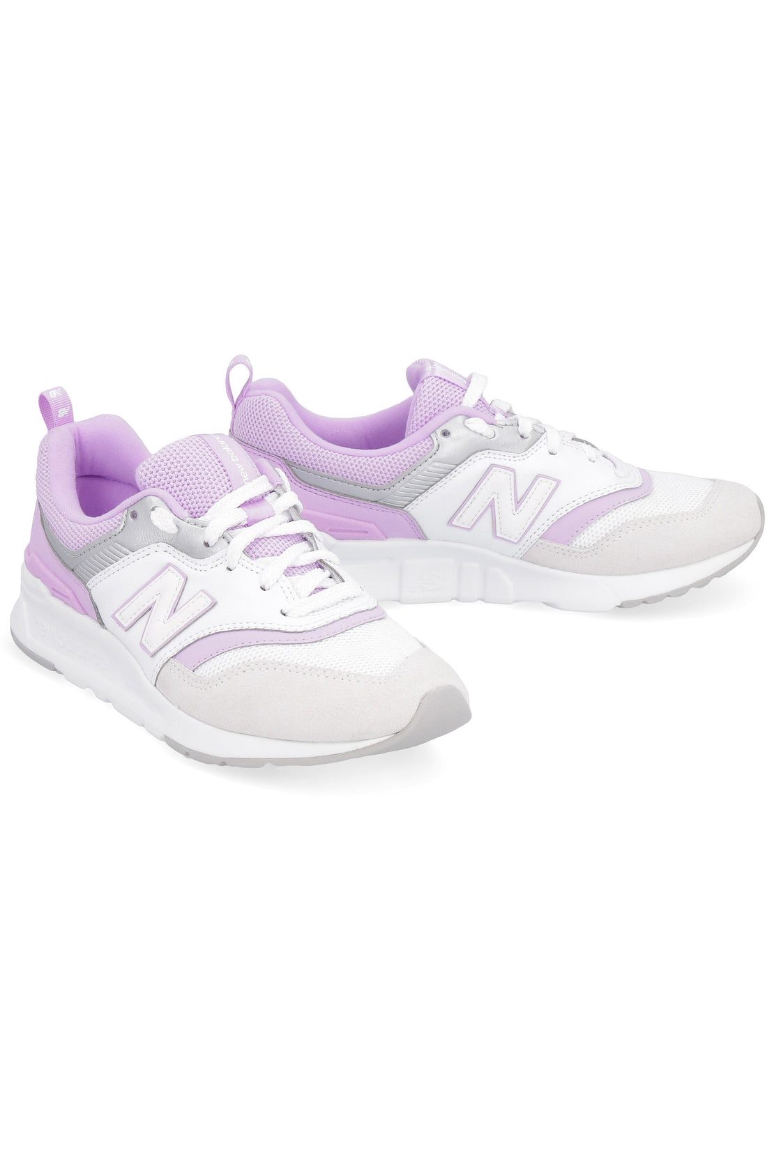 New Balance-OUTLET-SALE-997 suede and mesh sneakers-ARCHIVIST