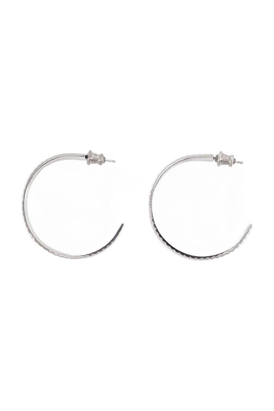 Créoles Slot aus Plaqué Silber