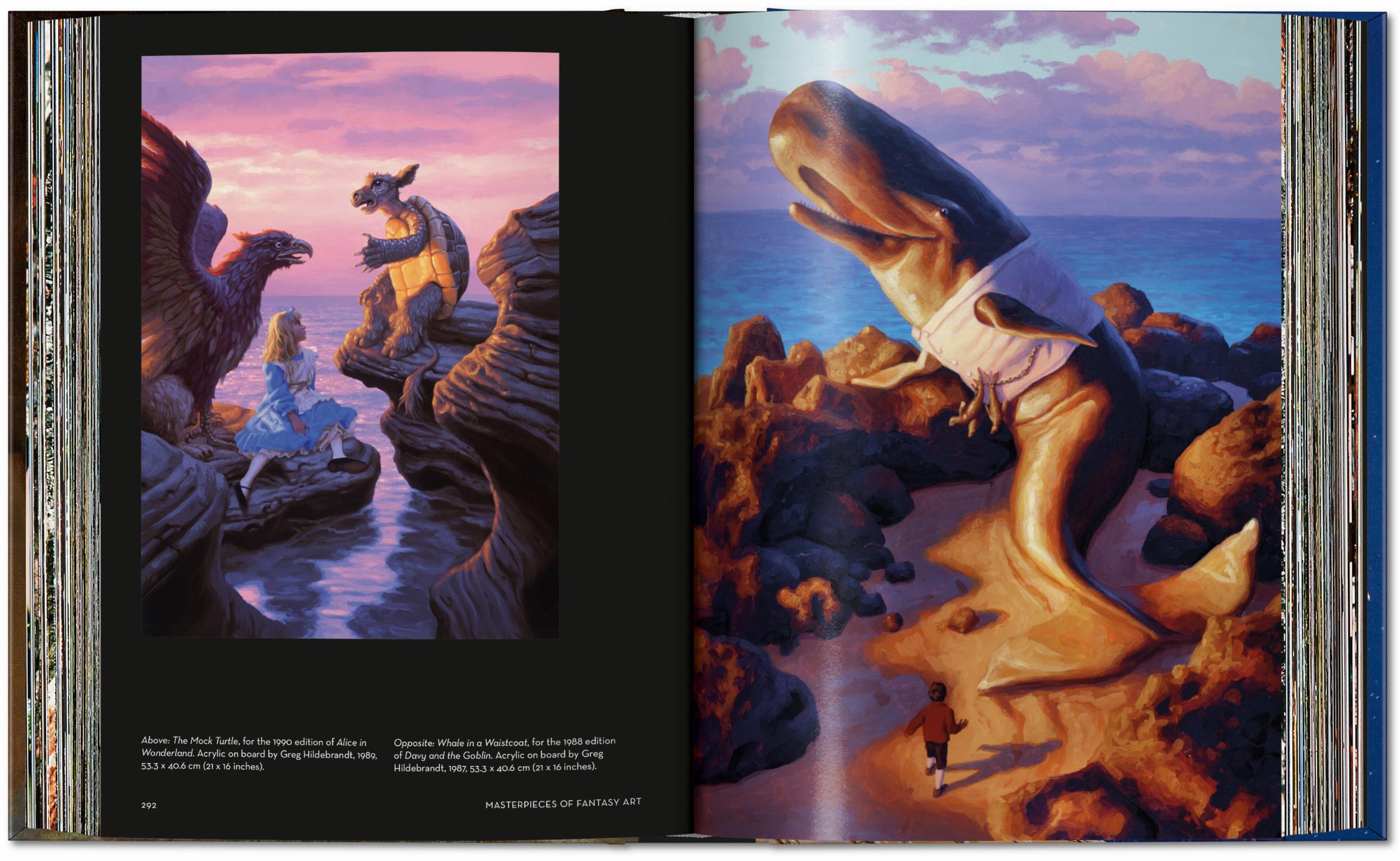 Taschen-Masterpieces of Fantasy Art. 45th Ed. (German, French, English)-Art-Black-Deal-Outlet-by-ARCHIVIST