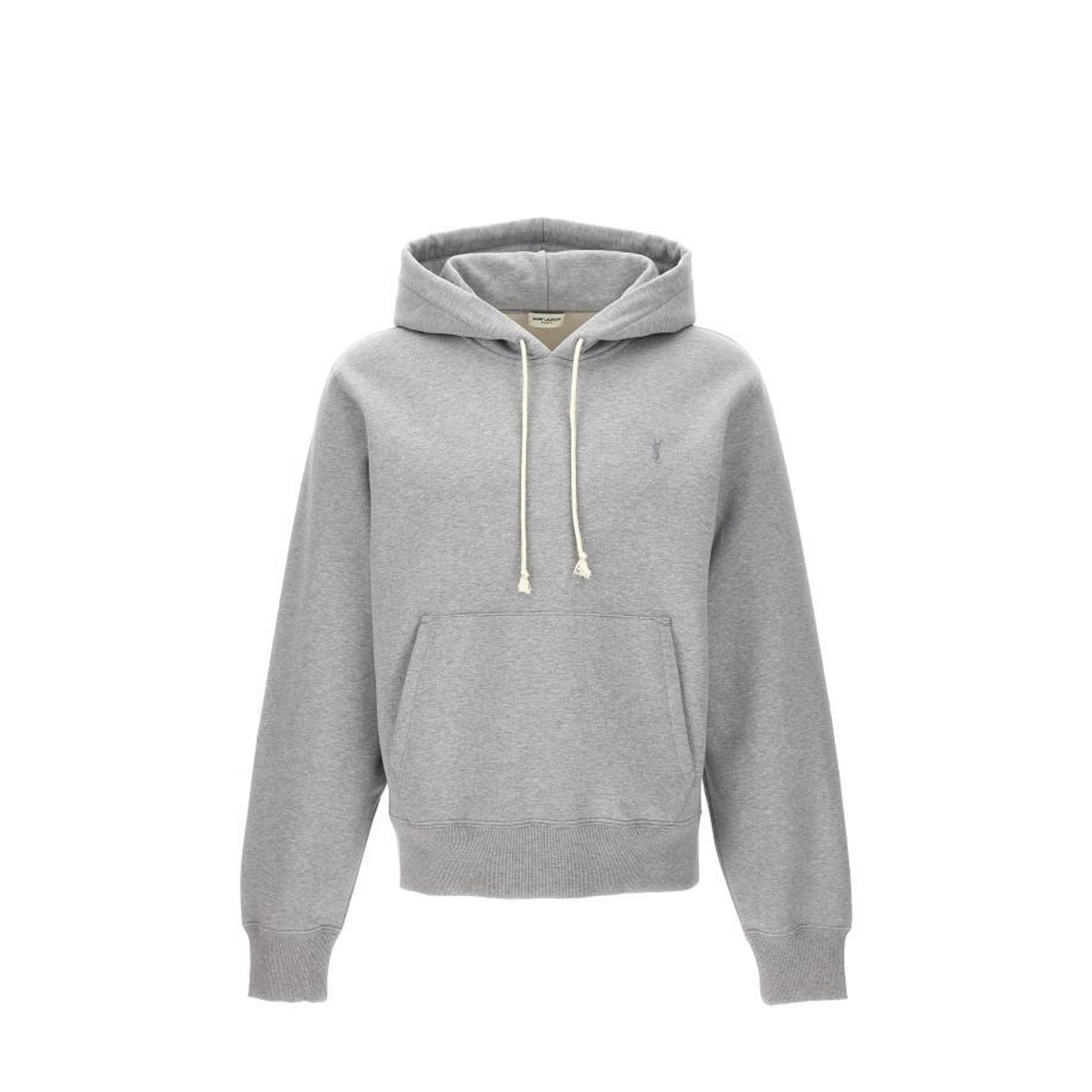 Saint Laurent Hooded Cotton Sweatshirt