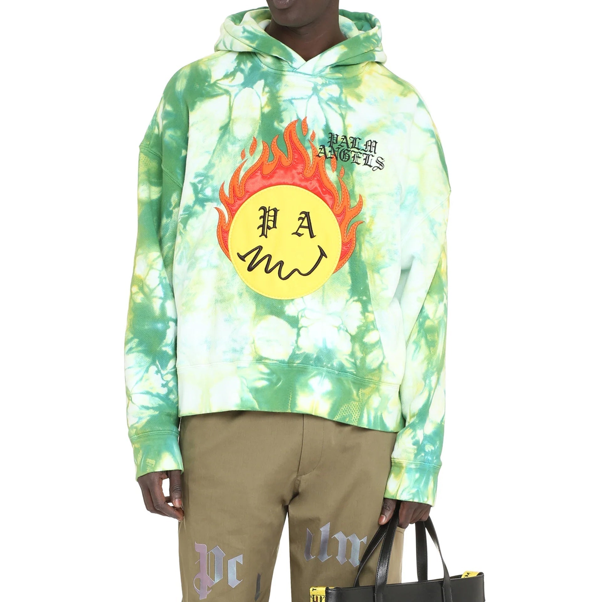 Palm Angels-Palm Angels Hoodie Patch Sweatshirt-MEN CLOTHING-Black-Deal-Outlet-by-ARCHIVIST