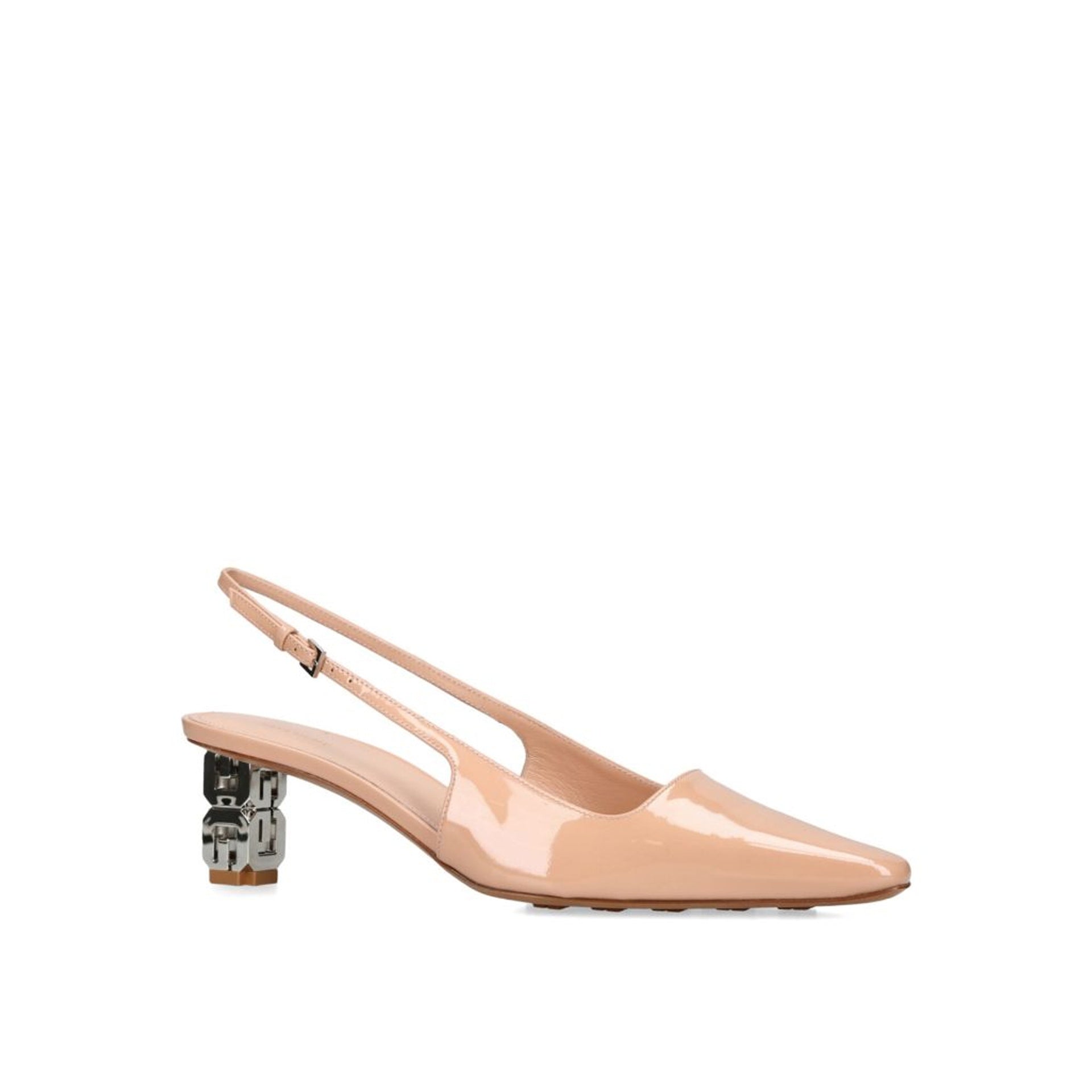 Givenchy-Givenchy G Cube 50 Slingback Pumps-WOMEN SHOES-Black-Deal-Outlet-by-ARCHIVIST