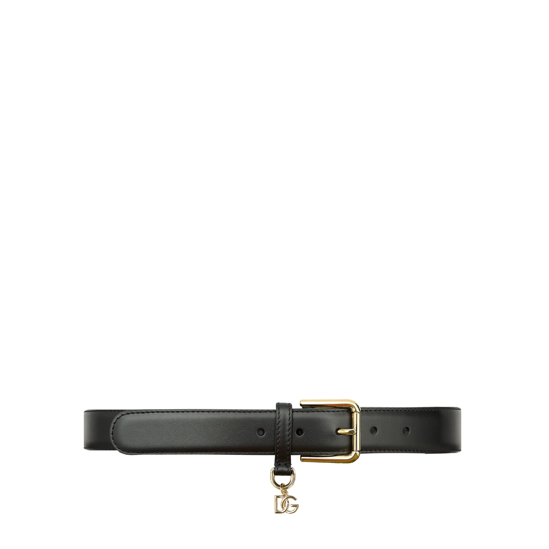 Dolce & Gabbana Leather Logo Belt