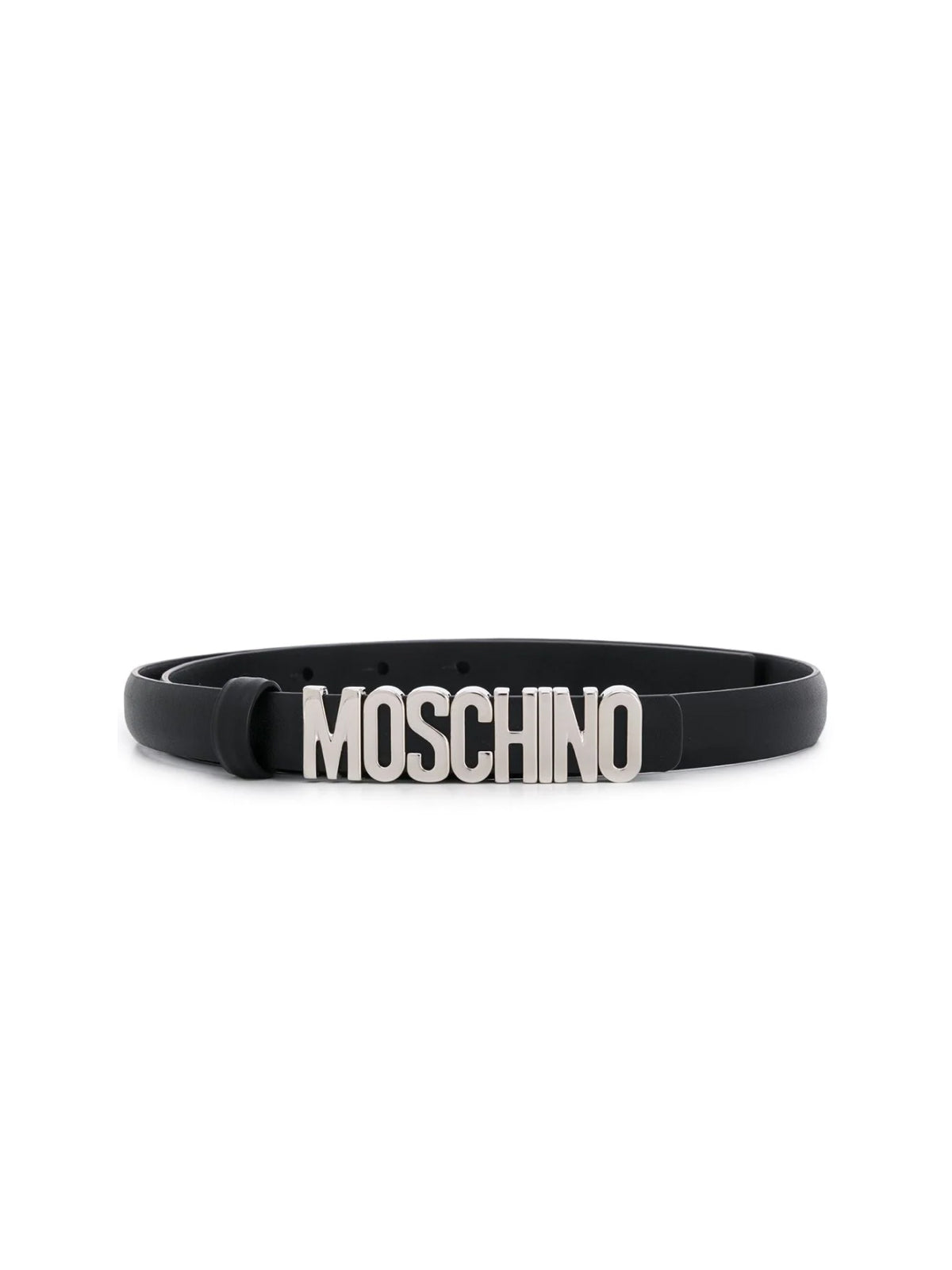 Moschino-OUTLET-SALE-Logo Plaque Belt-ARCHIVIST