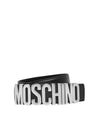 Moschino-OUTLET-SALE-Logo Plaque Belt-ARCHIVIST