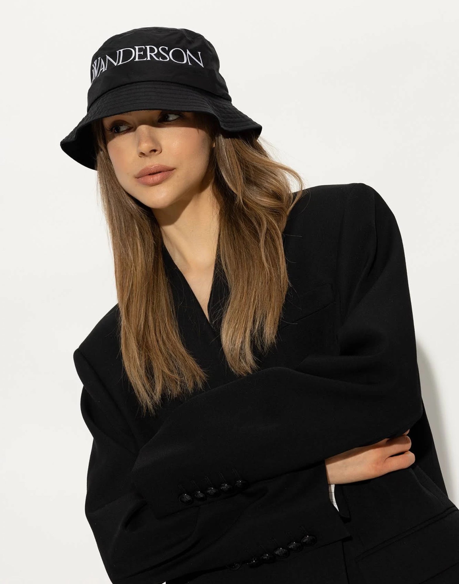 JW Anderson-OUTLET-SALE-Logo Bucket Hat-ARCHIVIST