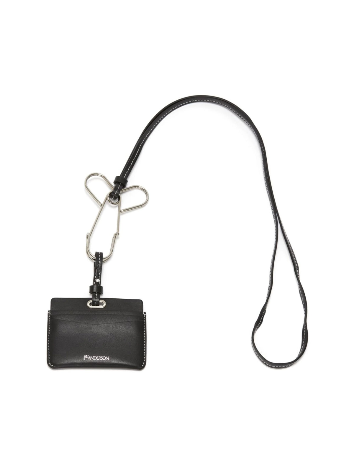 JW Anderson-OUTLET-SALE-Logo Leather Card Holder-ARCHIVIST