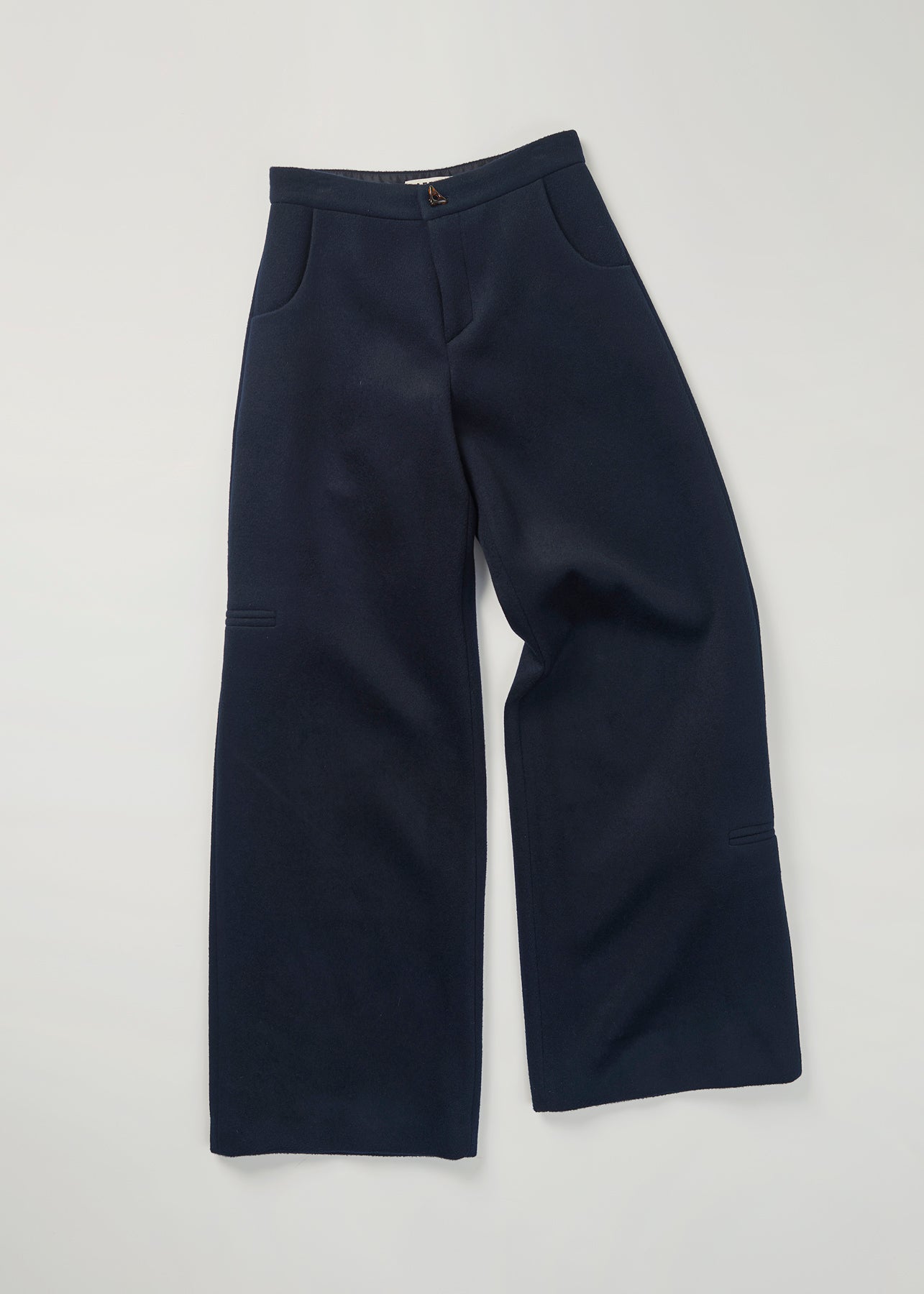 AERON HARBOUR Tailored wool pants – navy