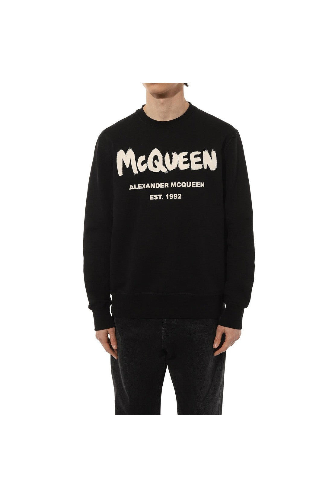 ALEXANDER MCQUEEN-OUTLET-SALE-ALEXANDER MCQUEEN Logo Sweatshirt-ARCHIVIST