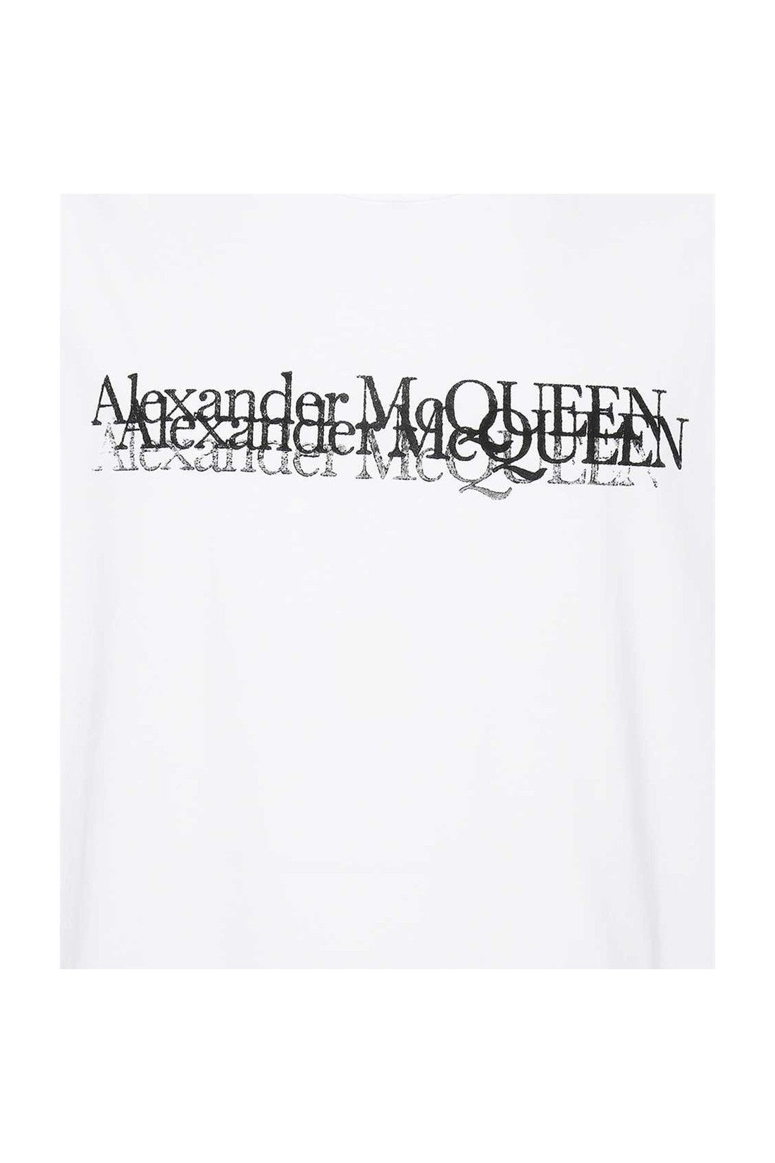 ALEXANDER MCQUEEN-OUTLET-SALE-ALEXANDER MCQUEEN Logo T-Shirt-ARCHIVIST