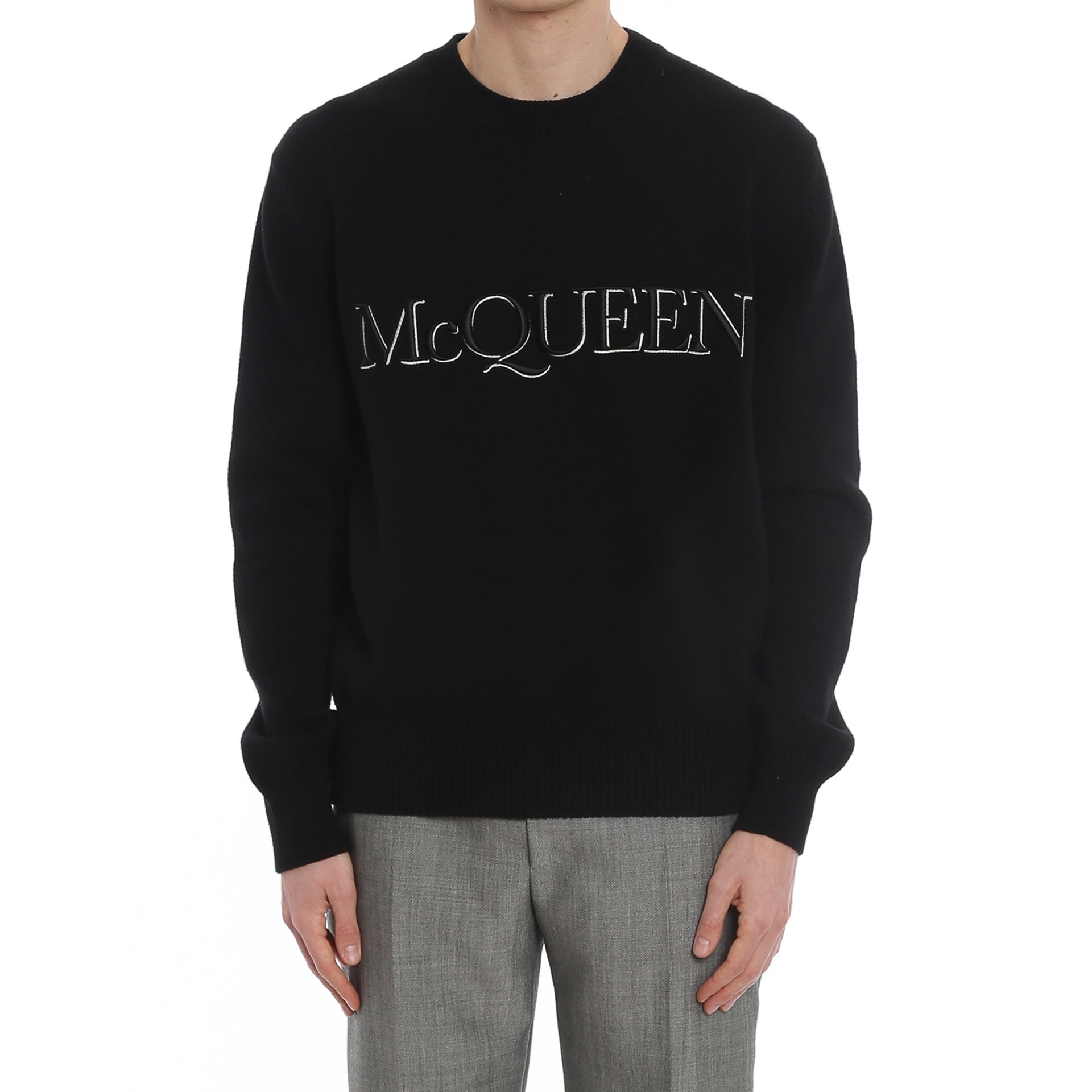 ALEXANDER_MCQUEEN_Alexander_McQueen_Cotton_Logo_Sweaters_651184Q1XAY_1011_Black_2.jpg