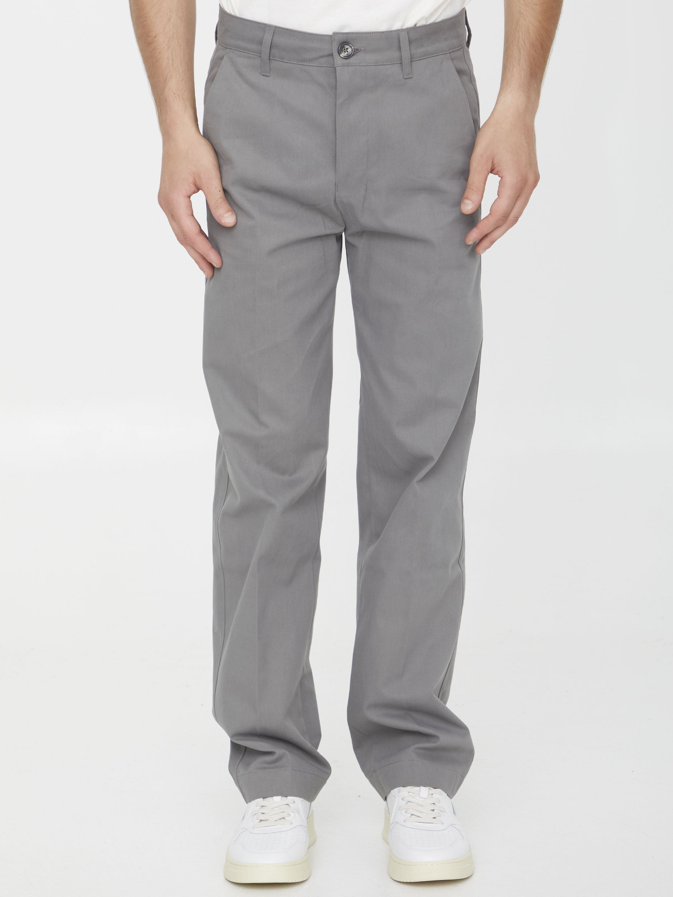 Grey chino pants