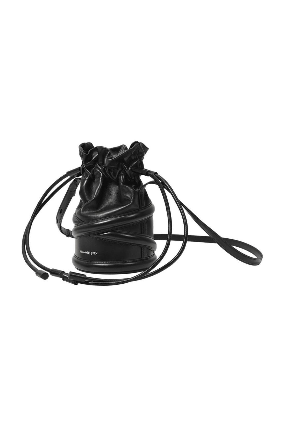 Soft Curve Tasche aus schwarzem Leder