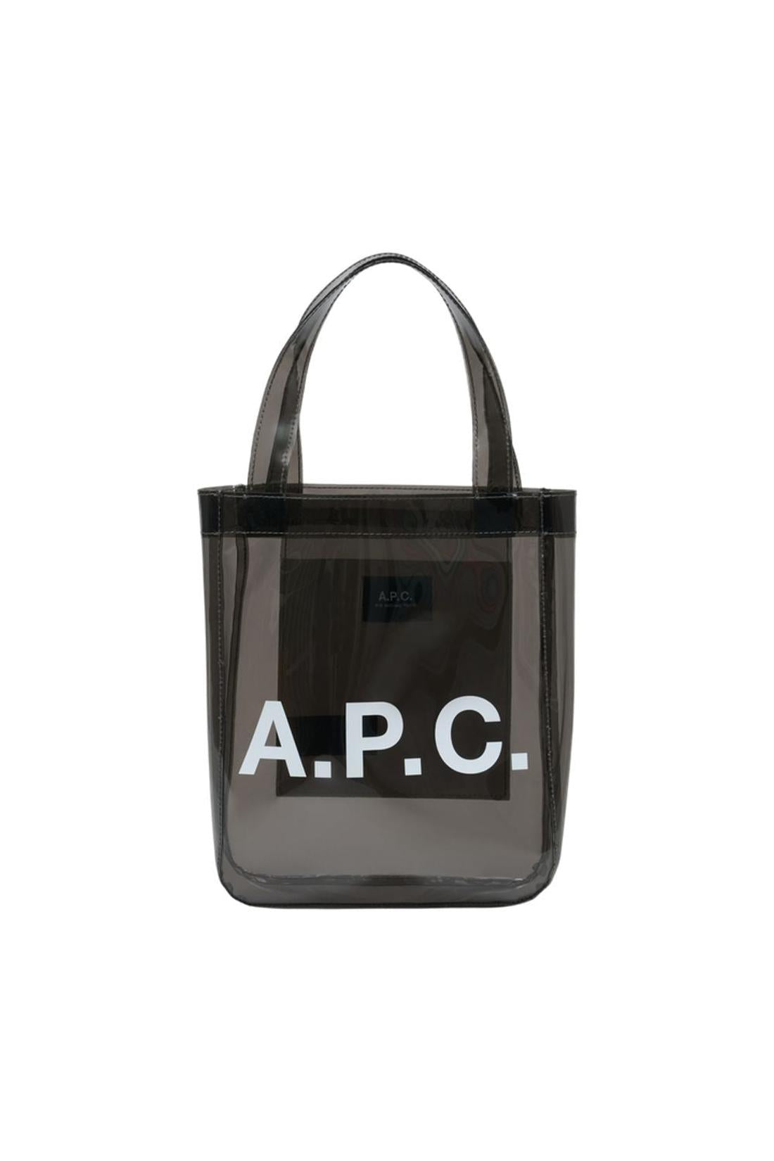 Cabas Lou Small - A.P.C. - Synthetik - Schwarz-Taschen-A.P.C.-One size-black-ARCHIVIST