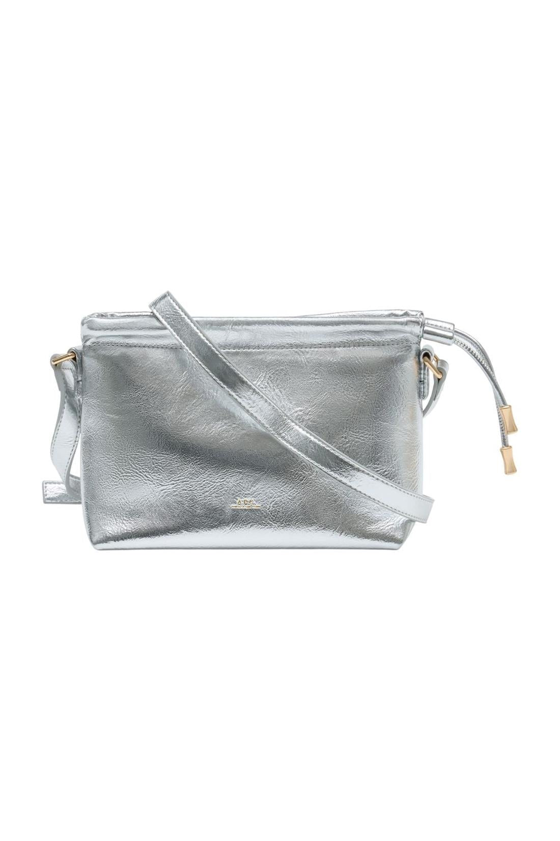 Ninon Mini Schultertasche - A.P.C. - Synthetik - Silber-Taschen-A.P.C.-One size-silver-ARCHIVIST