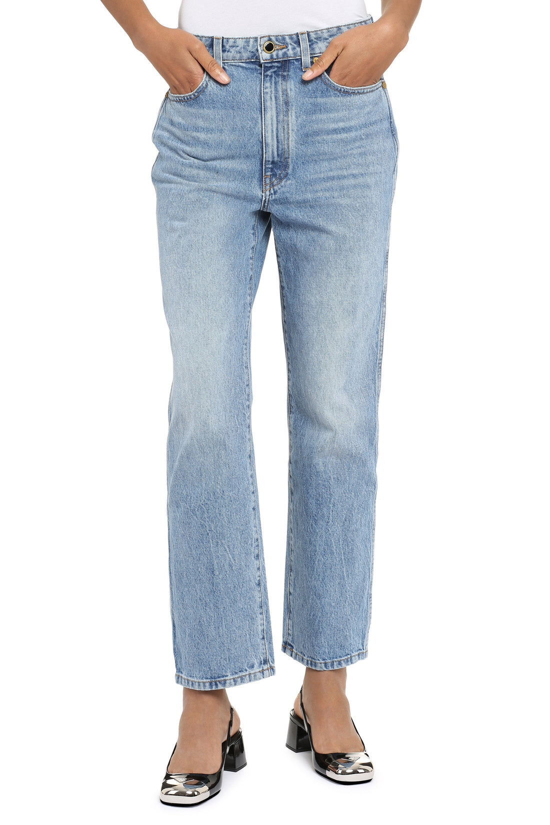 Khaite-OUTLET-SALE-Abigail straight leg jeans-ARCHIVIST