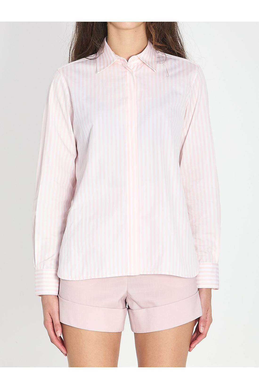Max Mara-OUTLET-SALE-Accenni striped shirt-ARCHIVIST