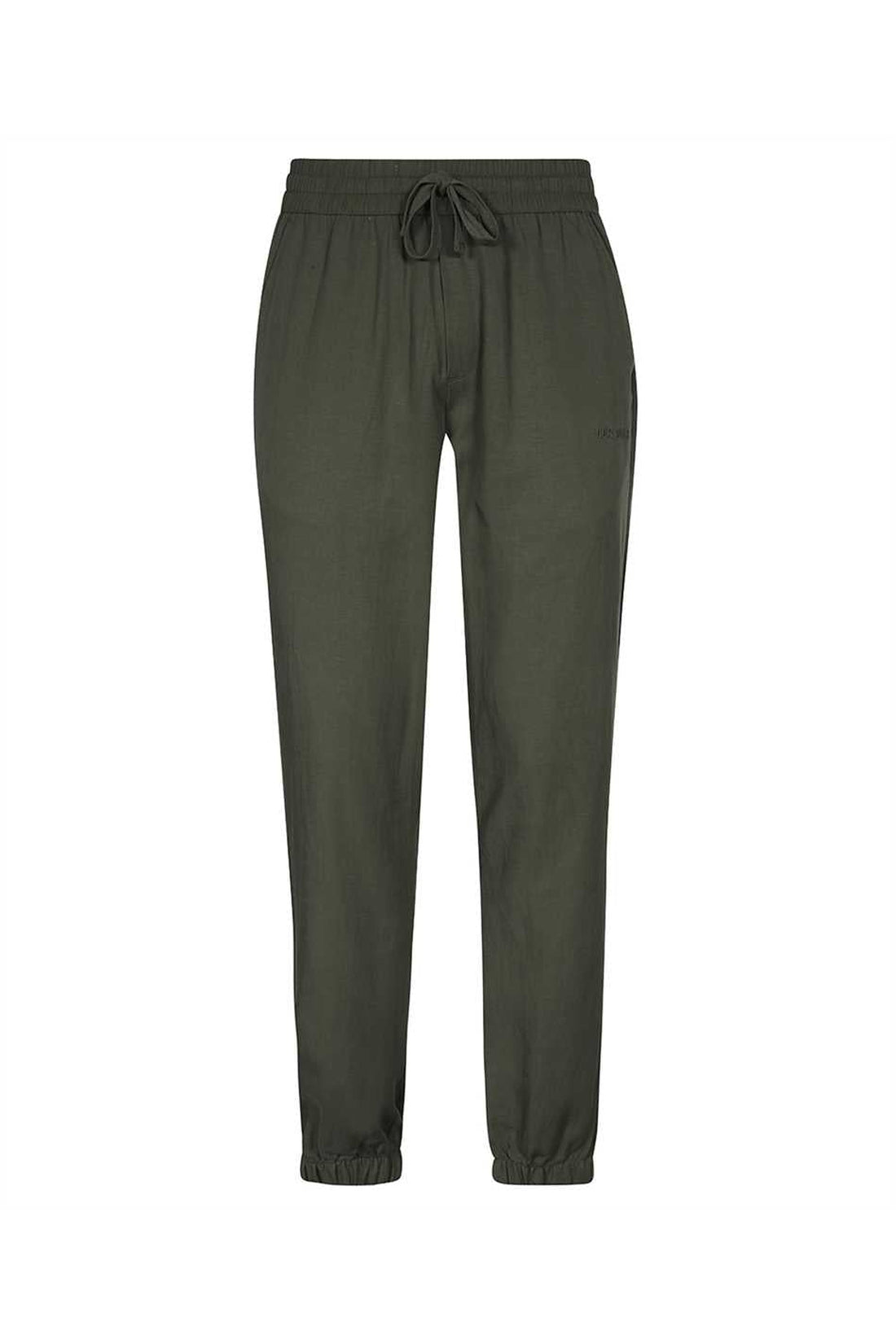Les Deux-OUTLET-SALE-Adjustable drawstring elastic waistband trousers-ARCHIVIST