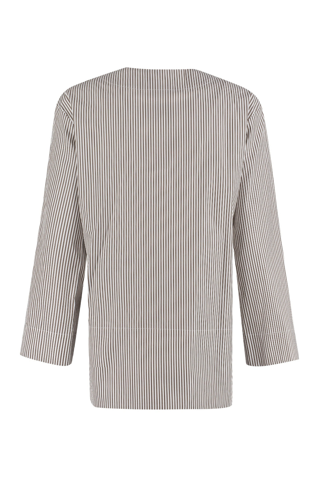 S MAX MARA-OUTLET-SALE-Affori striped cotton tunic-shirt-ARCHIVIST