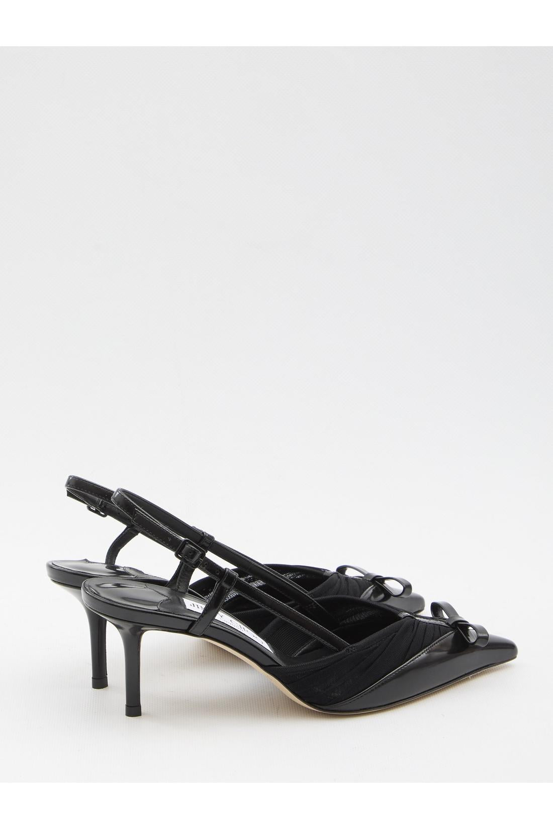 Jimmy Choo-OUTLET-SALE-Afia Mesh slingback pumps-ARCHIVIST