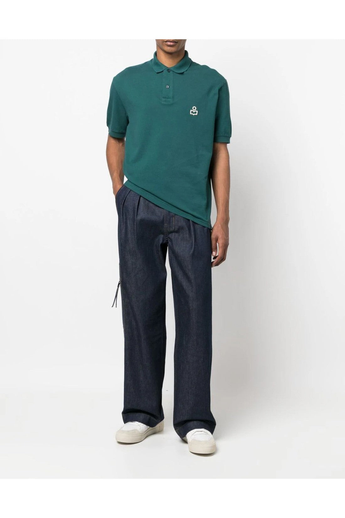 Isabel Marant-OUTLET-SALE-Afko Logo Polo Shirt-ARCHIVIST