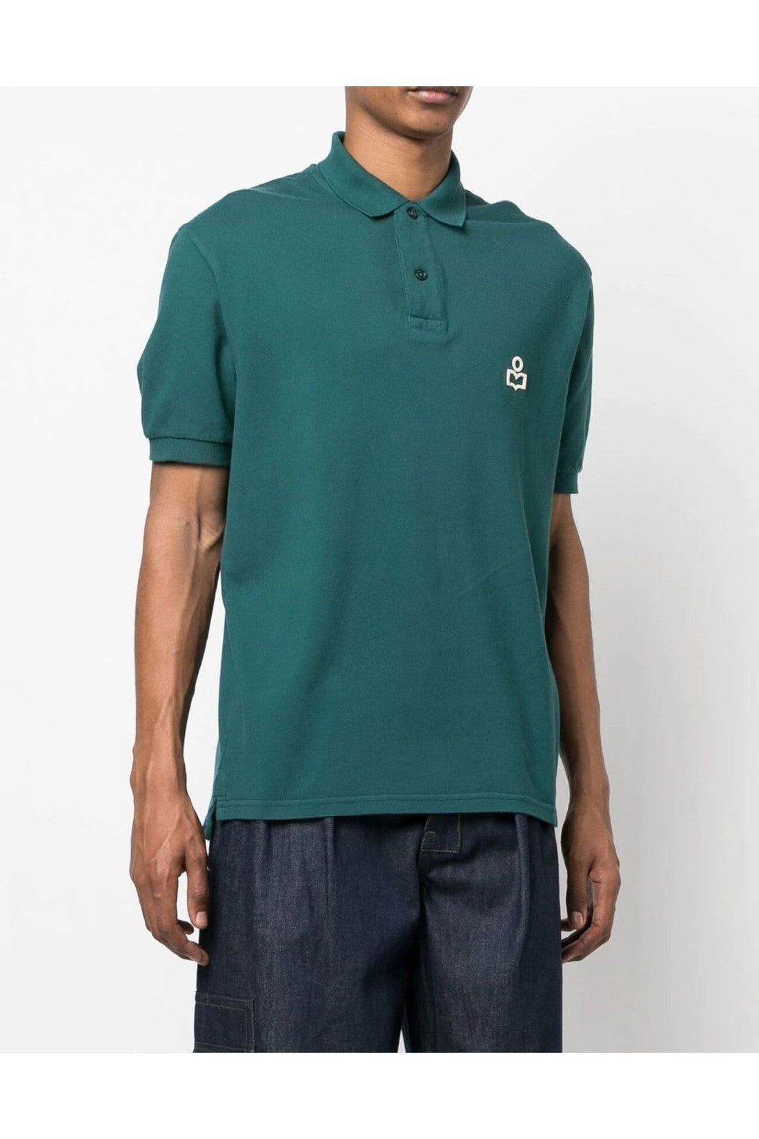 Isabel Marant-OUTLET-SALE-Afko Logo Polo Shirt-ARCHIVIST