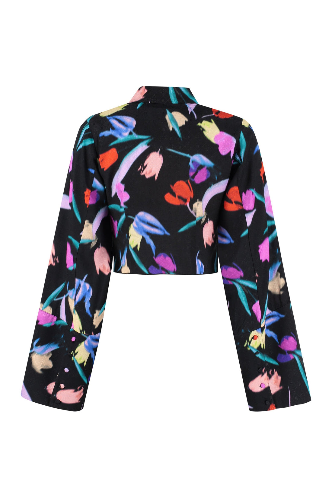 Piralo-OUTLET-SALE-Agatha printed long-sleeve top-ARCHIVIST