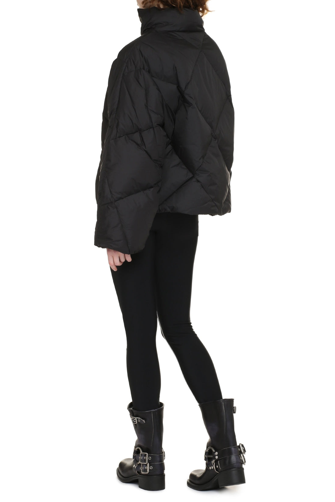 Stand Studio-OUTLET-SALE-Aina down jacket with zip and press studs-ARCHIVIST
