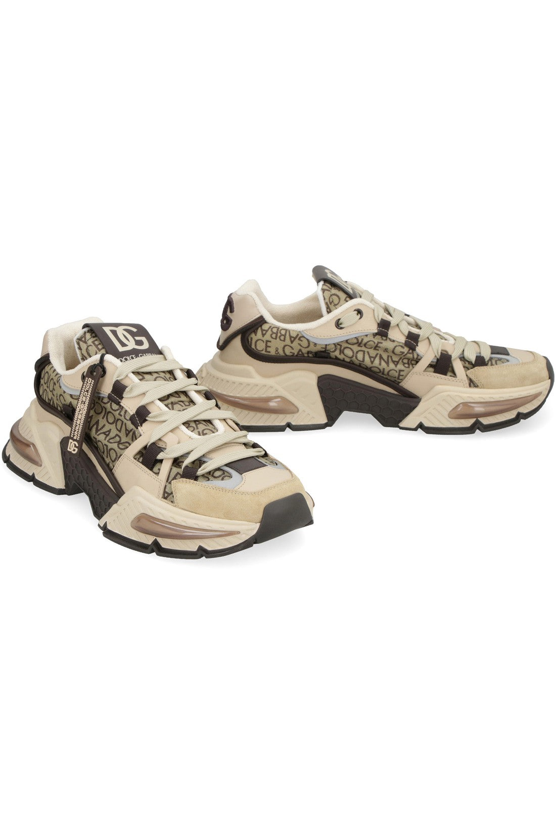 Dolce & Gabbana-OUTLET-SALE-Airmaster nylon low-top sneakers-ARCHIVIST