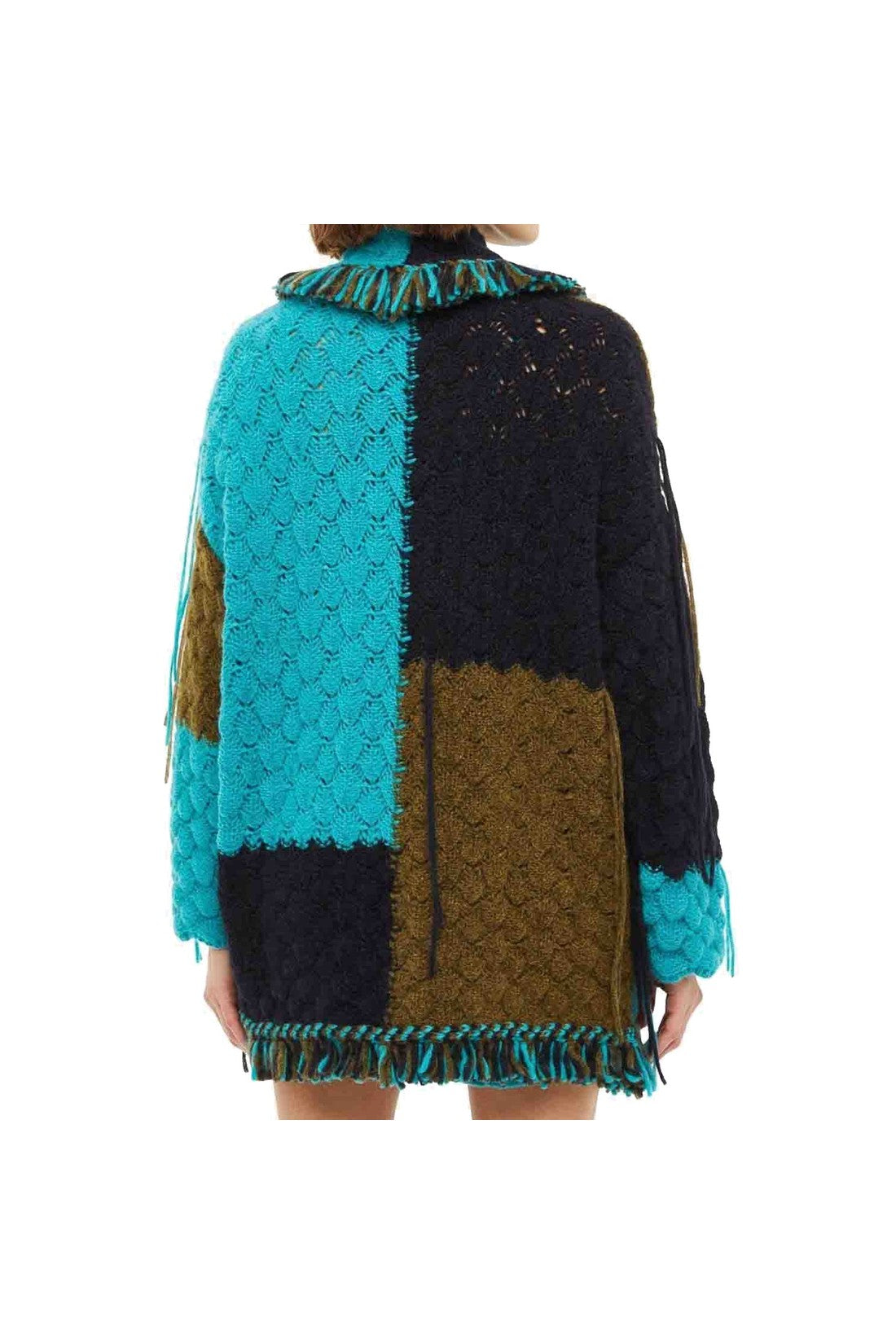 ALANUI-OUTLET-SALE-Alanui Patchwork Cardigan-ARCHIVIST