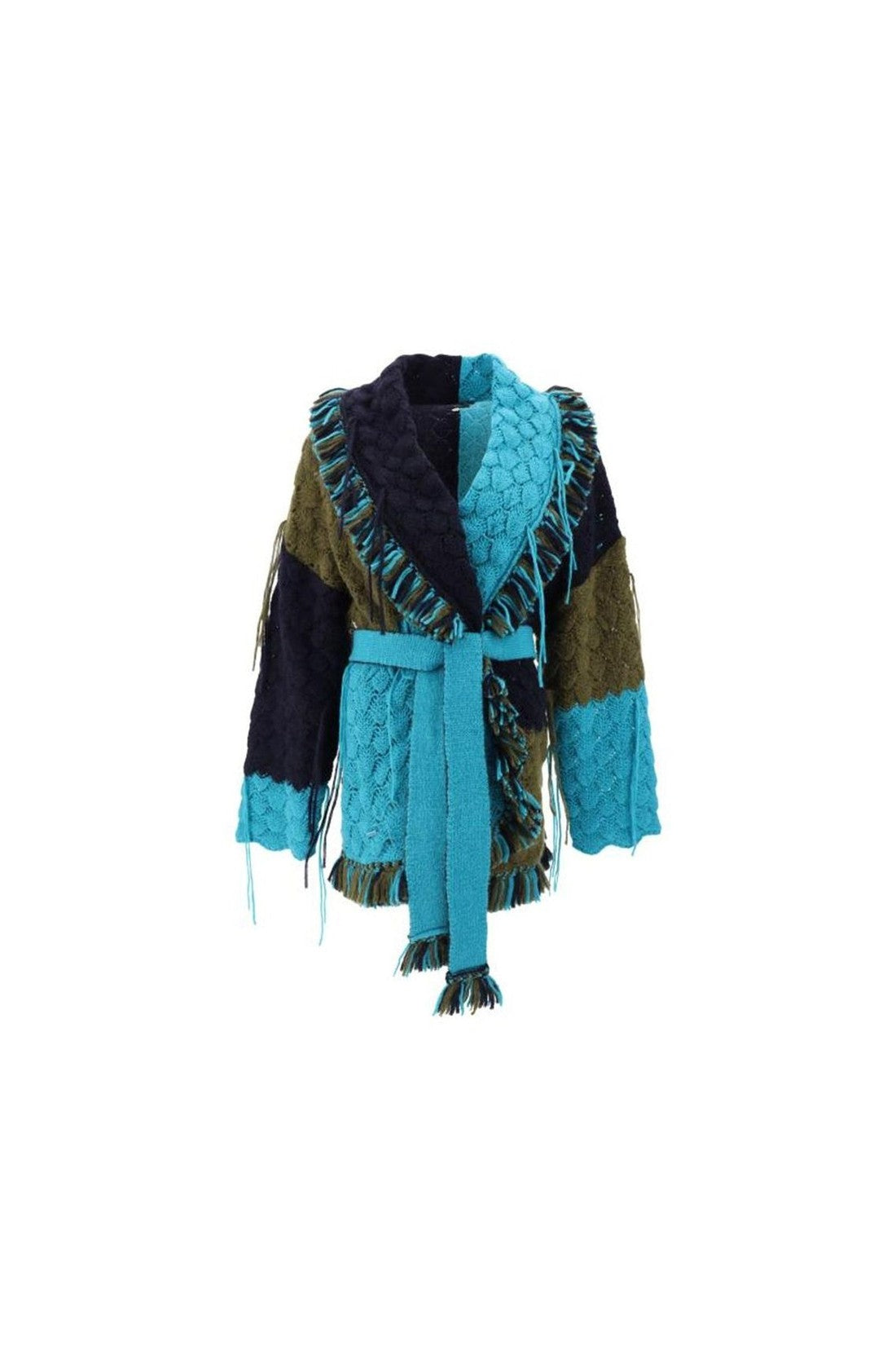 ALANUI-OUTLET-SALE-Alanui Patchwork Cardigan-ARCHIVIST