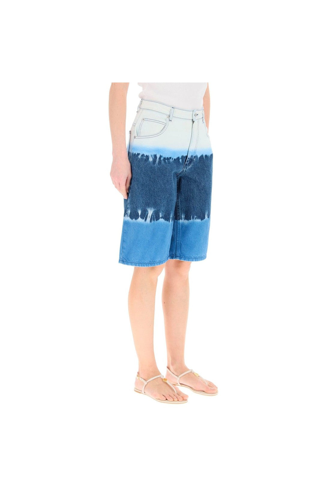 ALBERTA FERRETTI-OUTLET-SALE-Alberta Ferretti Denim Shorts-ARCHIVIST