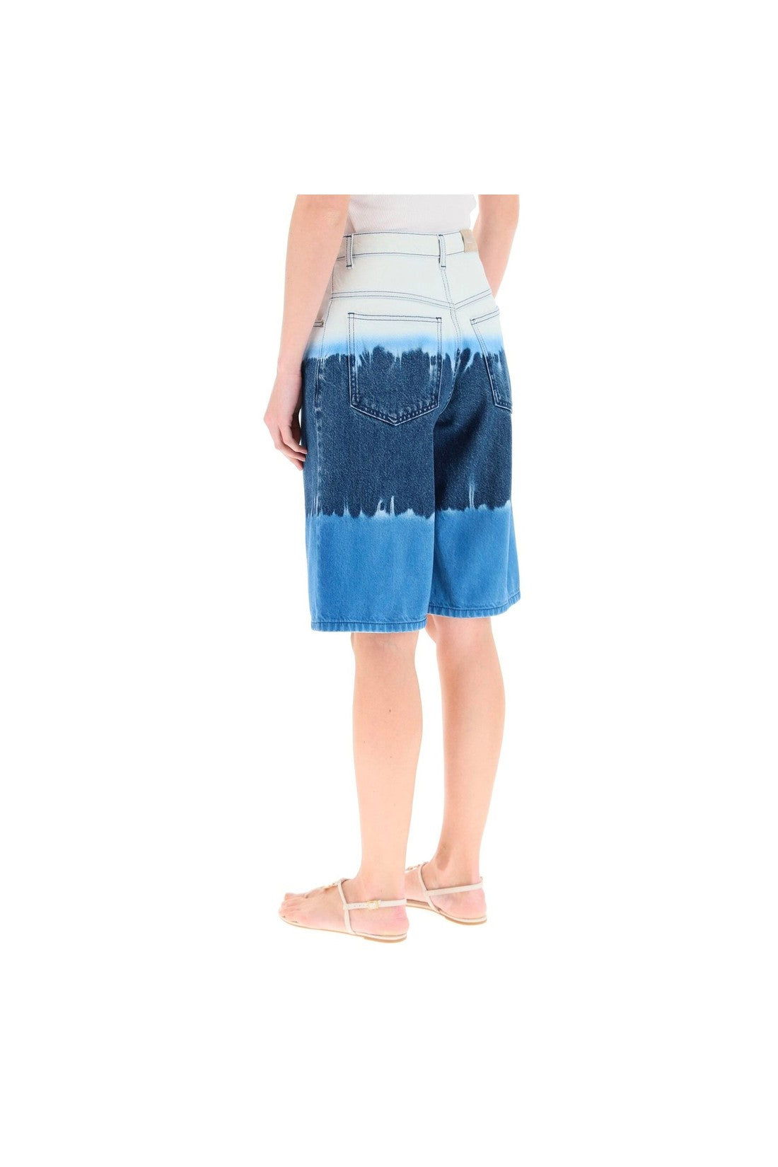 ALBERTA FERRETTI-OUTLET-SALE-Alberta Ferretti Denim Shorts-ARCHIVIST