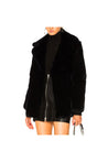 ALBERTA FERRETTI-OUTLET-SALE-Alberta Ferretti Friday Rabbit Fur Jacket-ARCHIVIST