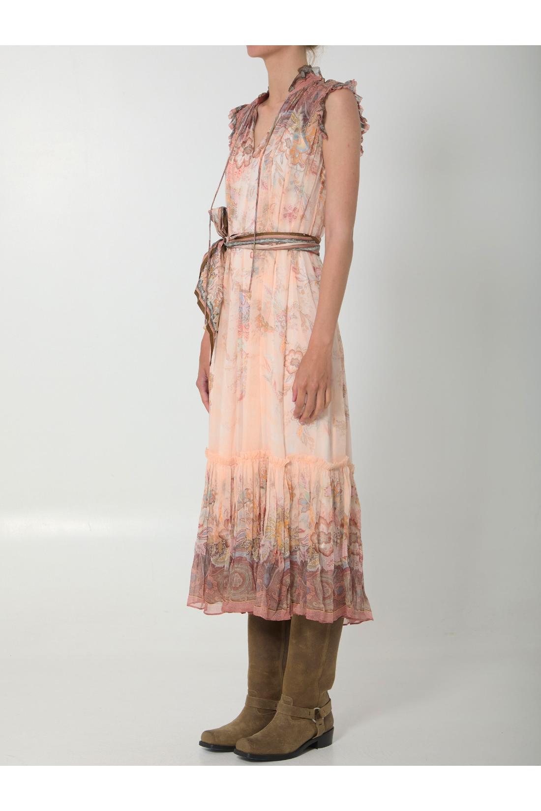 Zimmermann-OUTLET-SALE-Alchemy midi fluid dress-ARCHIVIST